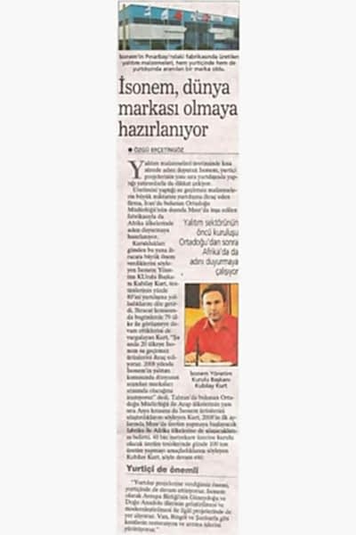 Yeni Asır Gazetesi 2008