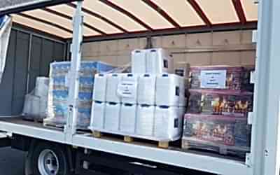 ISONEM, AFET BÖLGELERİNE 2 MİLYON DEĞERİNDE ÜRÜNÜ HİBE ETTİ